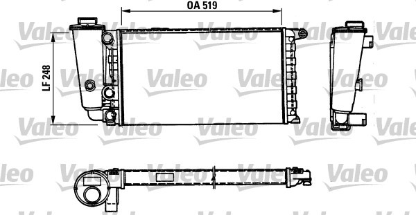 VALEO 816707 Radiatore,...