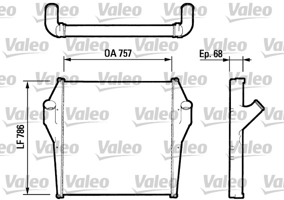 VALEO 816730 Intercooler-Intercooler-Ricambi Euro