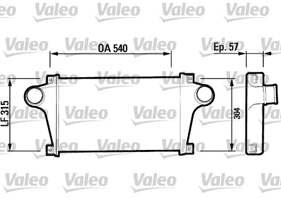 VALEO 816731 Intercooler