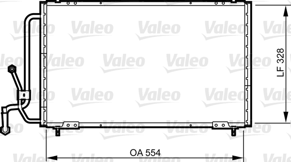 VALEO 816835 Condensatore,...