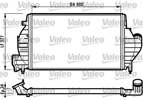 VALEO 816836 Intercooler