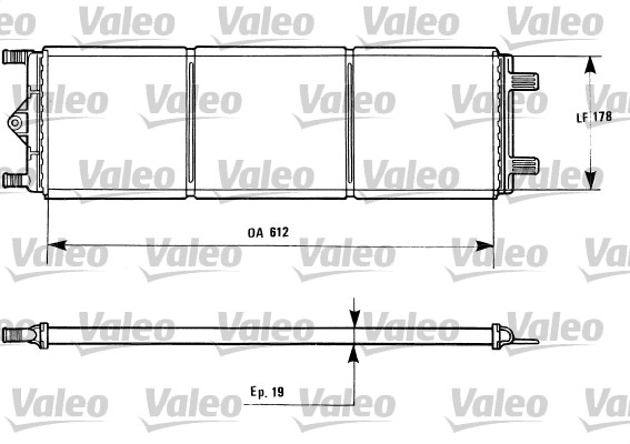 VALEO 816868 Radiatore,...