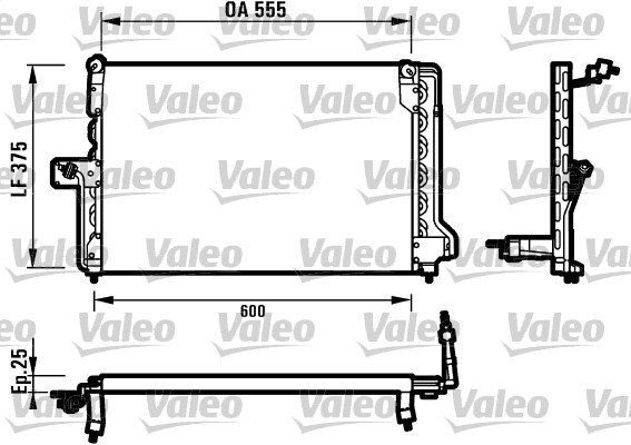 VALEO 816903 Kondenzátor,...