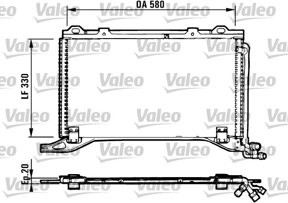 VALEO 816949 Condensatore, Climatizzatore