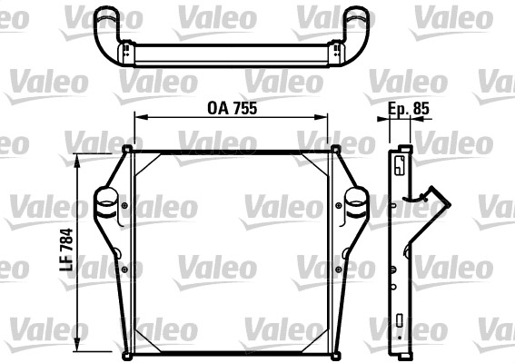 VALEO 816961 Intercooler-Intercooler-Ricambi Euro