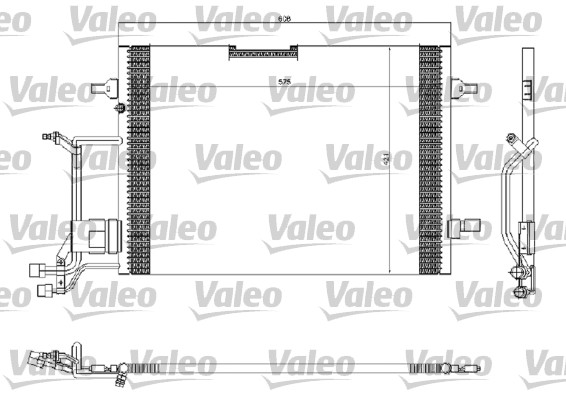 VALEO 816967 Condensatore, Climatizzatore-Condensatore, Climatizzatore-Ricambi Euro