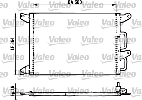 VALEO 816985 Kondenzátor,...