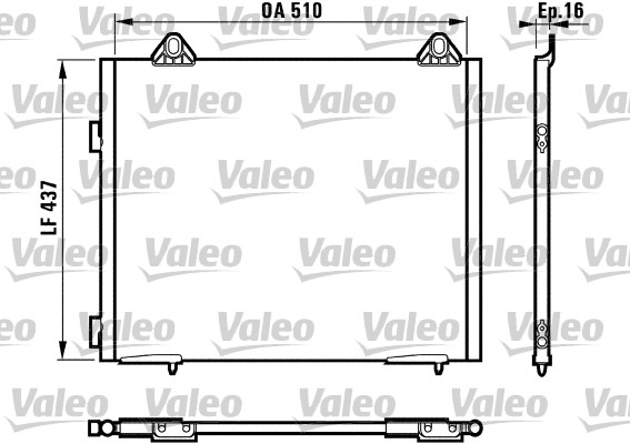 VALEO 817067 Kondenzátor,...