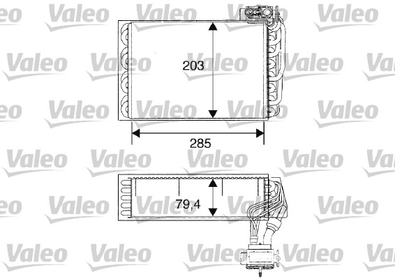 VALEO 817093 Evaporatore, Climatizzatore-Evaporatore, Climatizzatore-Ricambi Euro