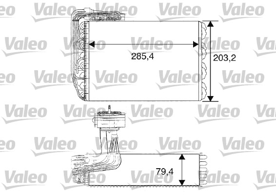 Evaporator, air conditioning