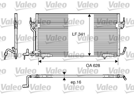 VALEO 817229 Condensatore, Climatizzatore-Condensatore, Climatizzatore-Ricambi Euro