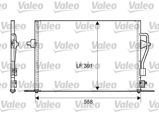 VALEO 817232 Kondenzátor,...