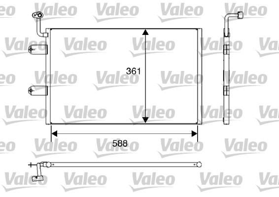 VALEO 817245 Condensatore,...