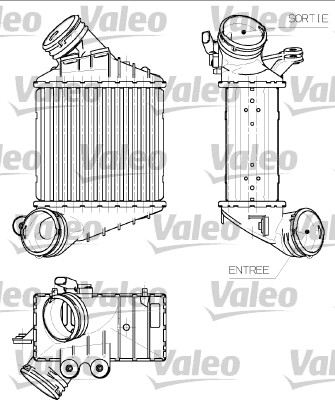 VALEO 817555 Intercooler-Intercooler-Ricambi Euro