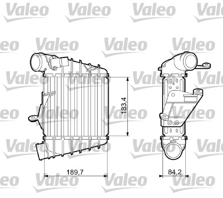 VALEO 817556 töltőlevegő-hűtő