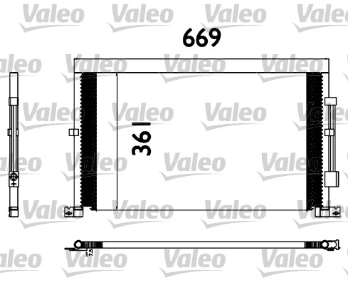 VALEO 817567 Condensatore, Climatizzatore-Condensatore, Climatizzatore-Ricambi Euro