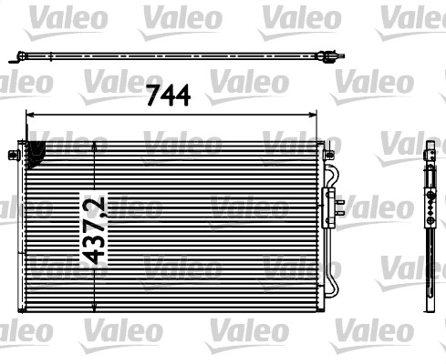 VALEO 817582 Condensatore,...