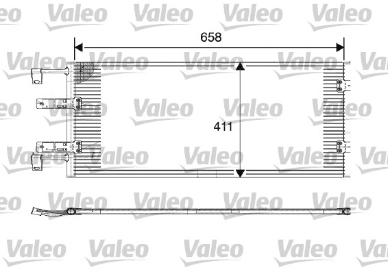 VALEO 817645 Condensatore, Climatizzatore-Condensatore, Climatizzatore-Ricambi Euro