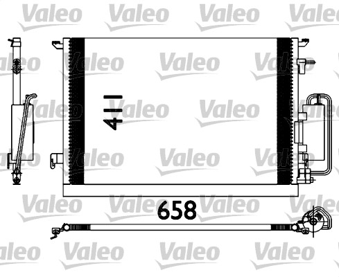 VALEO 817647 Condensatore, Climatizzatore-Condensatore, Climatizzatore-Ricambi Euro