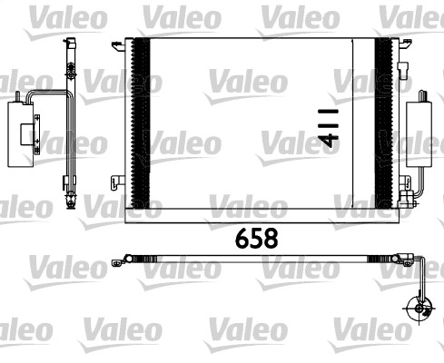 VALEO 817648 Condensatore, Climatizzatore