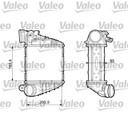 VALEO 817653 chladič turba