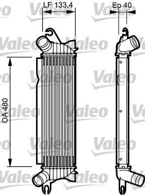 VALEO 817654 Intercooler
