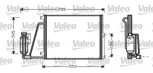 VALEO 817670 Condensatore, Climatizzatore