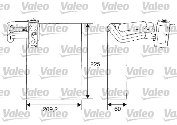 VALEO 817682 Evaporatore,...