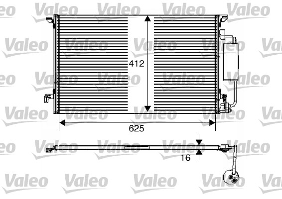 VALEO 817712 Kondenzátor,...