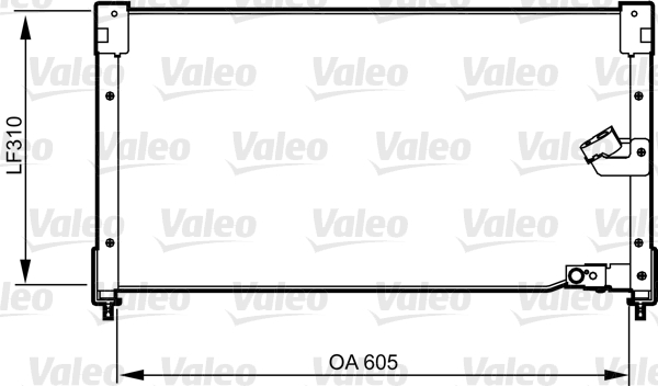VALEO 817781 Condensatore,...