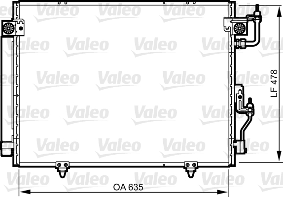 VALEO 817790 Condensatore, Climatizzatore-Condensatore, Climatizzatore-Ricambi Euro