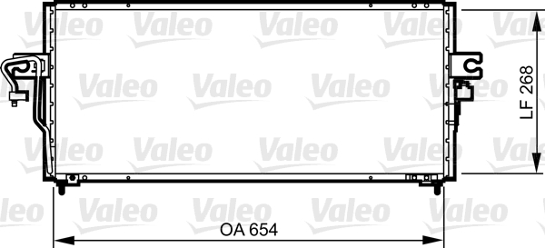 VALEO 817792 Condensatore, Climatizzatore