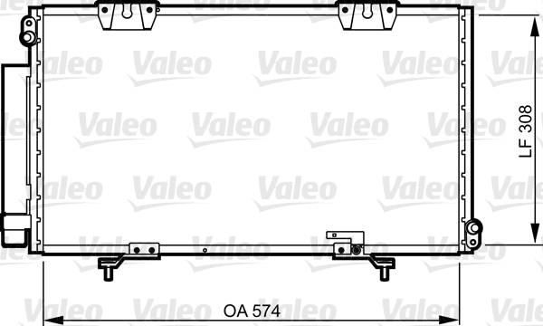 VALEO 817803 Condensatore, Climatizzatore-Condensatore, Climatizzatore-Ricambi Euro