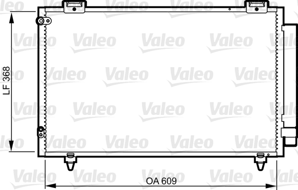 VALEO 817805 Condensatore, Climatizzatore-Condensatore, Climatizzatore-Ricambi Euro