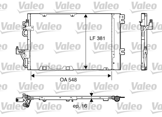 VALEO 817846 Condensatore,...