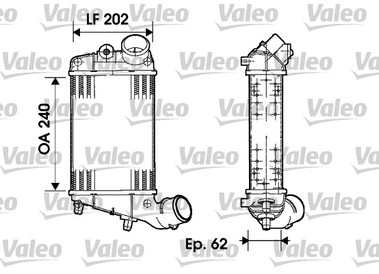 VALEO 817861 Intercooler-Intercooler-Ricambi Euro