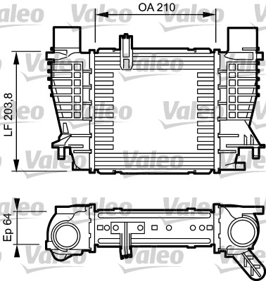 VALEO 817999 Intercooler-Intercooler-Ricambi Euro