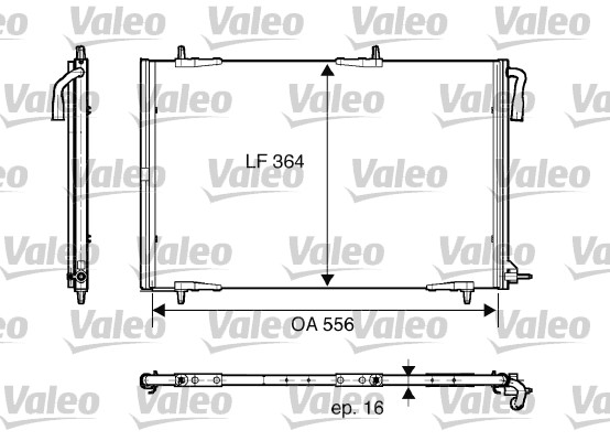 VALEO 818001 Condensatore, Climatizzatore