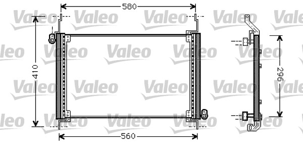 VALEO 818007 Condensatore, Climatizzatore