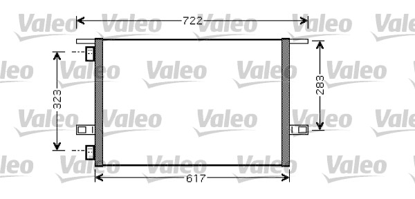 VALEO 818028 Condensatore, Climatizzatore-Condensatore, Climatizzatore-Ricambi Euro