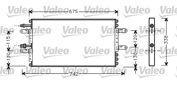 VALEO 818030 Condensatore, Climatizzatore