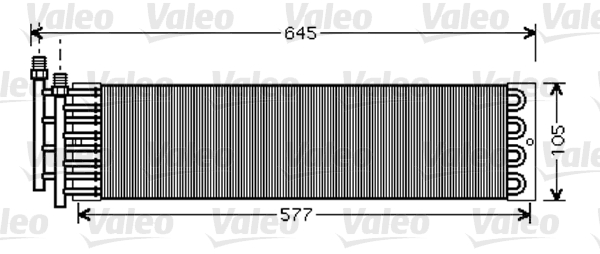 VALEO 818033 Condensatore, Climatizzatore-Condensatore, Climatizzatore-Ricambi Euro