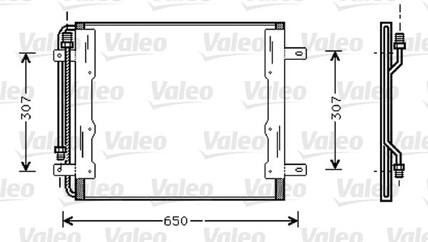 VALEO 818035 Condensatore, Climatizzatore-Condensatore, Climatizzatore-Ricambi Euro
