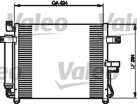 VALEO 818073 Condensatore, Climatizzatore-Condensatore, Climatizzatore-Ricambi Euro