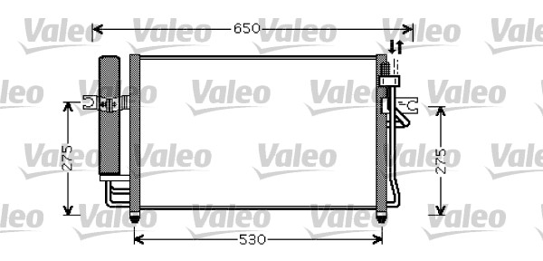 VALEO 818074 Condensatore, Climatizzatore-Condensatore, Climatizzatore-Ricambi Euro