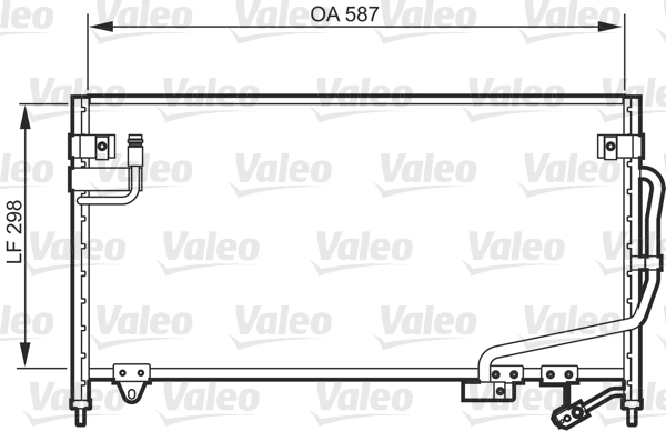 VALEO 818084 Condensatore, Climatizzatore-Condensatore, Climatizzatore-Ricambi Euro