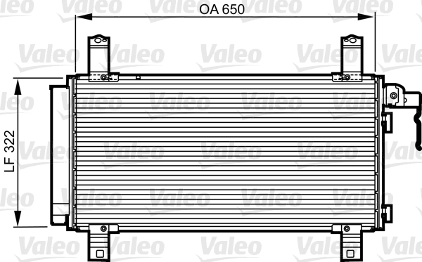 VALEO 818090 Condensatore, Climatizzatore