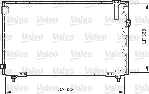 VALEO 818105 Condensatore, Climatizzatore-Condensatore, Climatizzatore-Ricambi Euro