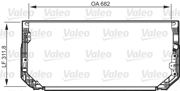 VALEO 818107 Condensatore,...