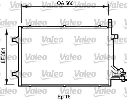 VALEO 818194 Condensatore, Climatizzatore-Condensatore, Climatizzatore-Ricambi Euro